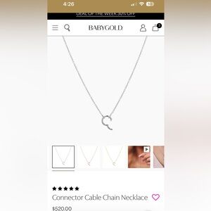 Baby Gold 14k White Gold Necklace